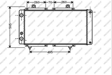 Prasco FT917R002 - Radiator, engine cooling autospares.lv