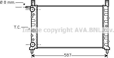 Prasco FT2078 - Radiator, engine cooling autospares.lv