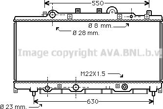 Prasco FT2149 - Radiator, engine cooling autospares.lv