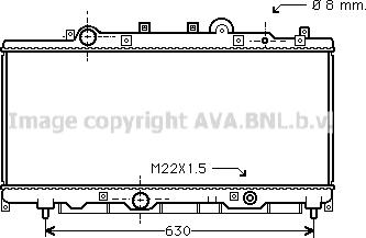 Prasco FT2148 - Radiator, engine cooling autospares.lv