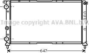 Prasco FT2142 - Radiator, engine cooling autospares.lv