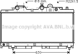 Prasco FT2147 - Radiator, engine cooling autospares.lv