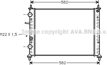 Prasco FT2161 - Radiator, engine cooling autospares.lv