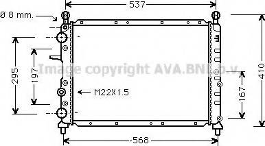 Prasco FT2109 - Radiator, engine cooling autospares.lv