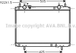 Prasco FT2185 - Radiator, engine cooling autospares.lv