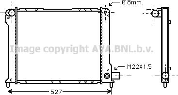 Prasco FT2131 - Radiator, engine cooling autospares.lv