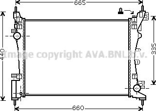 Prasco FT2318 - Radiator, engine cooling autospares.lv