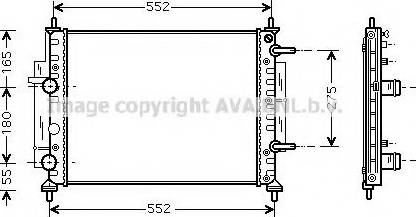 Prasco FT2260 - Radiator, engine cooling autospares.lv