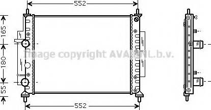 Prasco FT2268 - Radiator, engine cooling autospares.lv