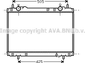 Prasco FT2270 - Radiator, engine cooling autospares.lv