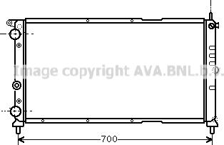 Prasco FTA2143 - Radiator, engine cooling autospares.lv