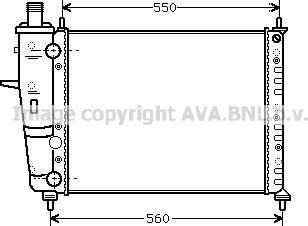 Prasco FTA2230 - Radiator, engine cooling autospares.lv