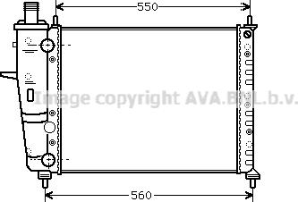 Prasco FTA2233 - Radiator, engine cooling autospares.lv