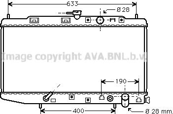 Prasco HD2045 - Radiator, engine cooling autospares.lv