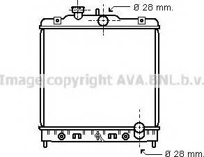 Prasco HD2068 - Radiator, engine cooling autospares.lv