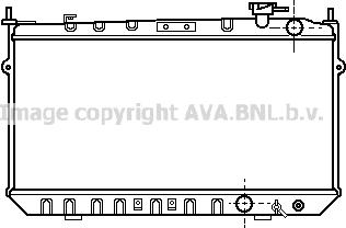 Prasco HD2038 - Radiator, engine cooling autospares.lv