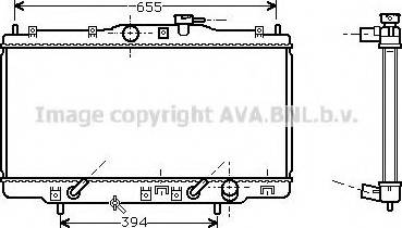 Prasco HD2119 - Radiator, engine cooling autospares.lv