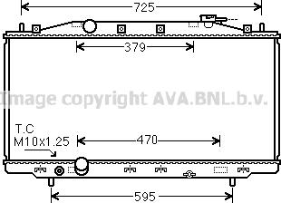 Prasco HD2284 - Radiator, engine cooling autospares.lv