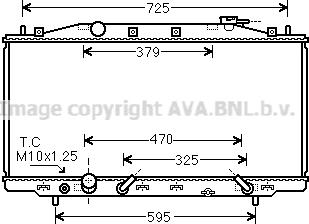 Prasco HD2224 - Radiator, engine cooling autospares.lv