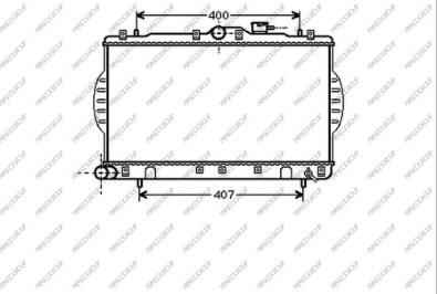 Prasco HN007R002 - Radiator, engine cooling autospares.lv