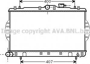 Prasco HY2047 - Radiator, engine cooling autospares.lv