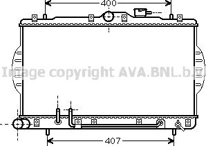 Prasco HY2034 - Radiator, engine cooling autospares.lv