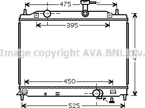 Prasco HY2170 - Radiator, engine cooling autospares.lv