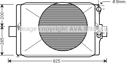 Prasco IV2024 - Radiator, engine cooling autospares.lv