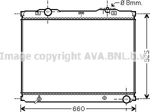 Prasco KA2055 - Radiator, engine cooling autospares.lv