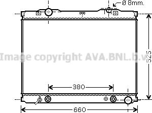 Prasco KA2056 - Radiator, engine cooling autospares.lv