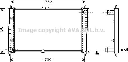 Prasco KA2018 - Radiator, engine cooling autospares.lv