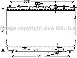 Prasco KA2072 - Radiator, engine cooling autospares.lv