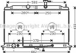 Prasco KA2152 - Radiator, engine cooling autospares.lv