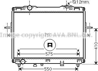 Prasco KA2126 - Radiator, engine cooling autospares.lv