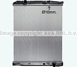 Prasco ME2150N - Radiator, engine cooling autospares.lv