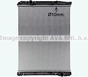 Prasco ME2316N - Radiator, engine cooling autospares.lv