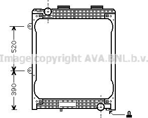 Prasco MN2026 - Radiator, engine cooling autospares.lv