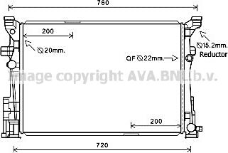 Prasco MS2654 - Radiator, engine cooling autospares.lv