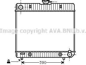 Prasco MS2043 - Radiator, engine cooling autospares.lv