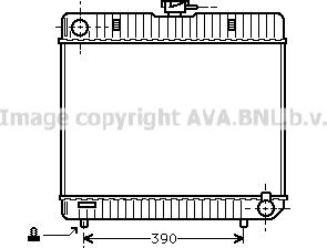 Prasco MS2042 - Radiator, engine cooling autospares.lv