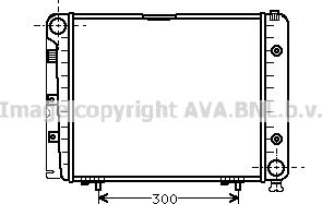 Prasco MS2066 - Radiator, engine cooling autospares.lv