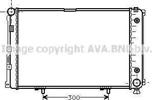 Prasco MS2061 - Radiator, engine cooling autospares.lv