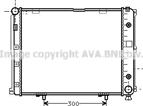 Prasco MS2068 - Radiator, engine cooling autospares.lv