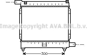 Prasco MS2039 - Radiator, engine cooling autospares.lv