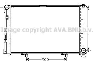 Prasco MS2078 - Radiator, engine cooling autospares.lv