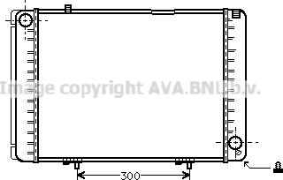 Prasco MS2134 - Radiator, engine cooling autospares.lv