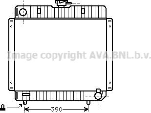 Prasco MS2136 - Radiator, engine cooling autospares.lv