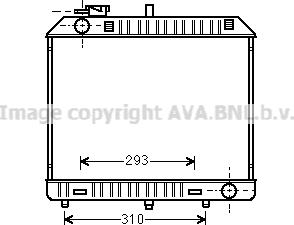 Prasco MS2127 - Radiator, engine cooling autospares.lv