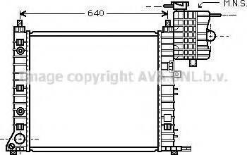 Prasco MS2350 - Radiator, engine cooling autospares.lv