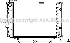 Prasco MSA2069 - Radiator, engine cooling autospares.lv